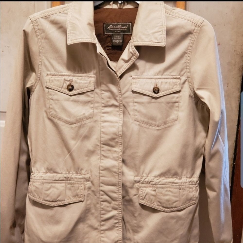 Eddie Bauer tan sports utility jacket - Picture 7 of 8